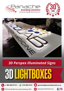 3D Letters, Bill boards, light boxes, rulers, license disc holders and more