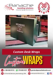 3D Letters, Bill boards, light boxes, rulers, license disc holders and more