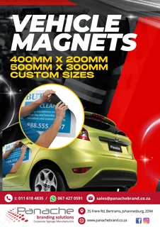 Vehicle branding and wraps, cut outs, magnets, and more