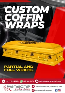 Coffin wraps, fridge wraps, car wraps, we wrap it all!