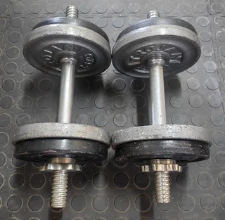 Dumbbell set 2 x 10,5kg.