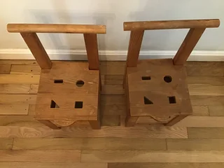 Solid wood children’s chairs