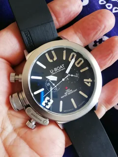 U-boat Classico Italo Fontana Mens Automatic Watch Silver