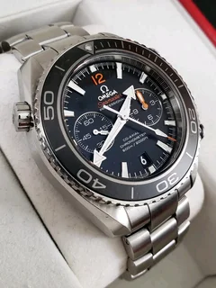 Omega Seamaster Planet Ocean Chronograph Mens Watch St