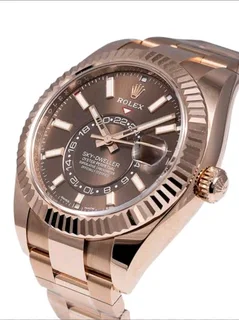 Rolex Sky Dweller 42mm Mens Automatic Watch Rose Gold