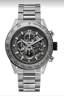 Tag Heuer Carrera 01 Mens Chronograph Watch Skeleton Dial
