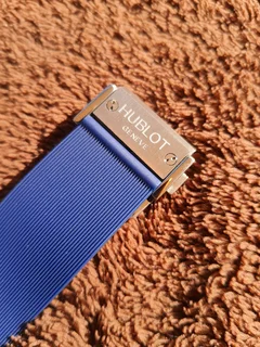 Hoblot Classic Fusion Mens Chronograph Watch Blue Dial