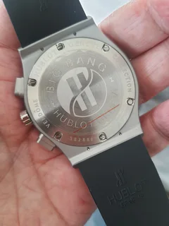 Hublot Classic Fusion Mens Chronograph Watch Black Dial