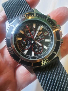 Breitling Superocean Mens Chronograph Watch