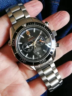 Omega Seamaster Planet Ocean Chronograph Mens Watch