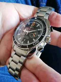 Omega Seamaster Planet Ocean Chronograph Mens Watch