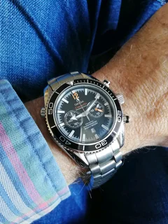 Omega Seamaster Planet Ocean Chronograph Mens Watch