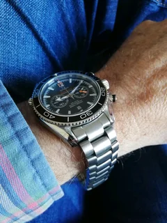 Omega Seamaster Planet Ocean Chronograph Mens Watch