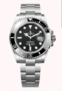 Rolex Submariner Mens Automatic Watch Black Dial