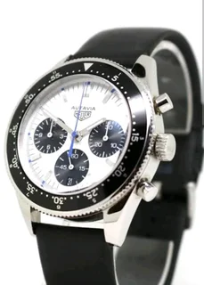 Tag Heuer Autavia Mens Chronograph Watch Panda Dial