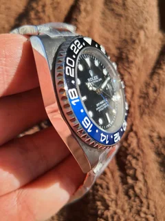 Rolex Submariner &#34;Batman&#34; GMT Mens Automatic Watch