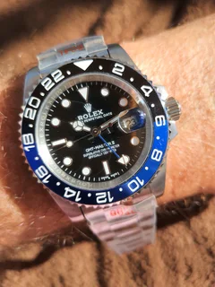 Rolex Submariner &#34;Batman&#34; GMT Mens Automatic Watch