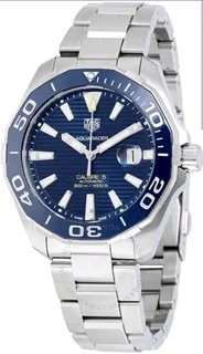 Tag Heuer Aquaracer Mens Automatic Watch Sunburst Blue