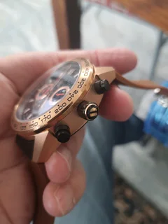 Tag Heuer Carrera 01 Mens Chronograph Watch Skeleton Dial Rose Gold