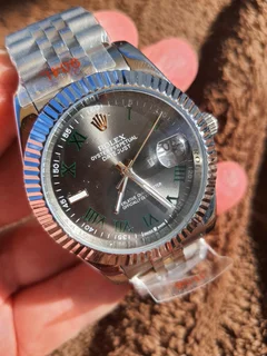 Rolex Datejust Wimbledon Dial Mens Automatic Watch