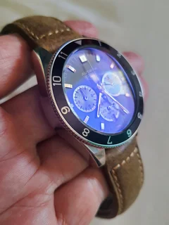 Tag Heuer Autavia Mens Chronograph Watch Black Dial