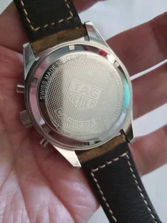 Tag Heuer Autavia Mens Chronograph Watch Black Dial