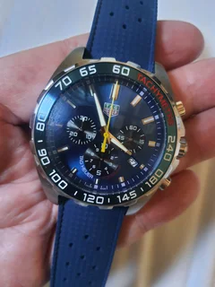 Tag Heuer F1 Red Bull Mens Chronograph Watch Blue Dial