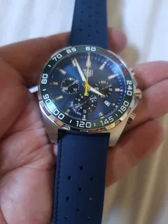 Tag Heuer F1 Red Bull Mens Chronograph Watch Blue Dial