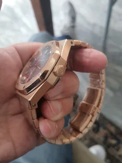 Audemars Piquet Royal Oak Jumbo Mens Automatic Watch Rose Gold