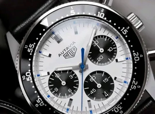 Tag Heuer Autavia Mens Chronograph Watch Panda Dial