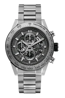 Tag Heuer Carrera 01 Mens Chronograph Watch Skeleton Dial