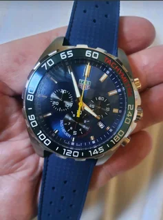 Tag Heuer F1 Red Bull Mens Chronograph Watch Blue Dial