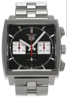 Tag Heuer Monaco Mens Chronograph Watch Blue sunburst dial