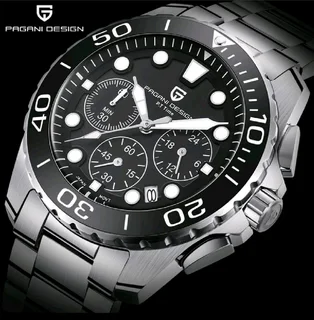 Pagani Design 44mm Mens Quartz Chronograph Watch