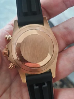 Rolex Daytona Mens Automatic Watch Rose Gold Black Dial