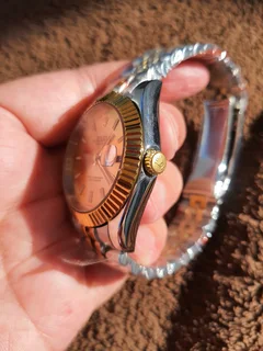 Rolex Datejust Two Tone Mens Automatic Watch Fluted bezel