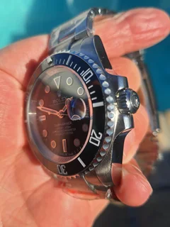 Rolex Submariner Mens Automatic Watch Black Dial