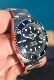 Rolex Submariner Mens Automatic Watch Black Dial