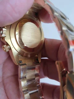 Rolex Gold Daytona Mens Automatic Watch Green Dial