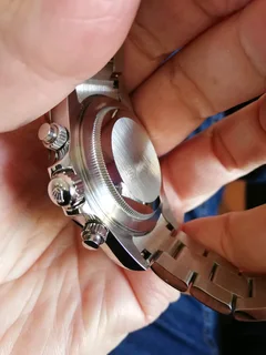 Rolex Daytona Mens Automatic Watch White Panda Dial