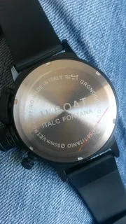 U-boat Classico Italo Fontana Mens Automatic Watch Black/Yellow