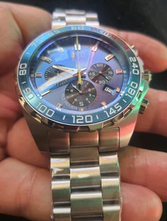 Tag Heuer F1 Red Bull Mens Chronograph Watch Blue Dial