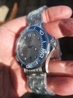 Omega Seamaster Professional 300m Mens Automatic Watch Grey Dial