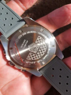 Tag Heuer F1 Mens Chronograph Watch Grey Dial