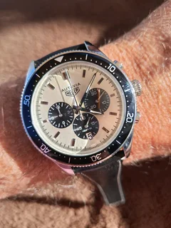 Tag Heuer Autavia Mens Chronograph Watch Panda Dial