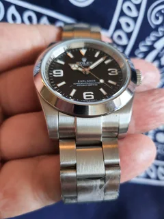 Rolex Explorer 1 39mm Mens Automatic Watch