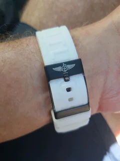 Breitling Endurance Pro 44mm Mens Sports Chronograph Watch Black with White Rubber Strap