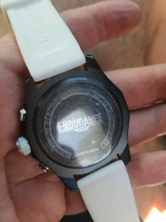 Breitling Endurance Pro 44mm Mens Sports Chronograph Watch Black with White Rubber Strap