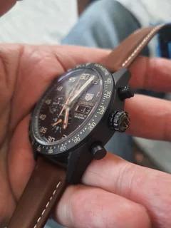 Tag Heuer Carrera Mens Chronograph Watch Black PVD