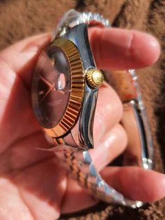 Rolex Datejust Two Tone Wimbledon Dial Mens Automatic Watch